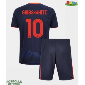 Nottingham Forest Morgan Gibbs-White #10 Tredjeställ Barn 2025-26 Kortärmad (+ Korta byxor)